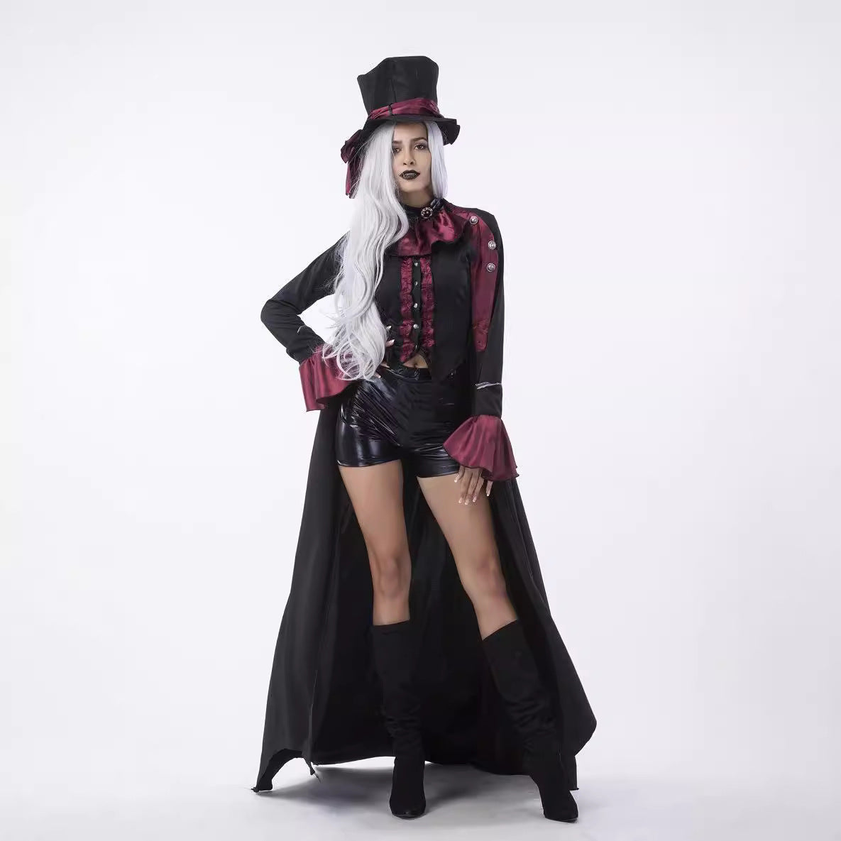 Vampire Costume Cosplay Outfit for Women Halloween Role Play Movie