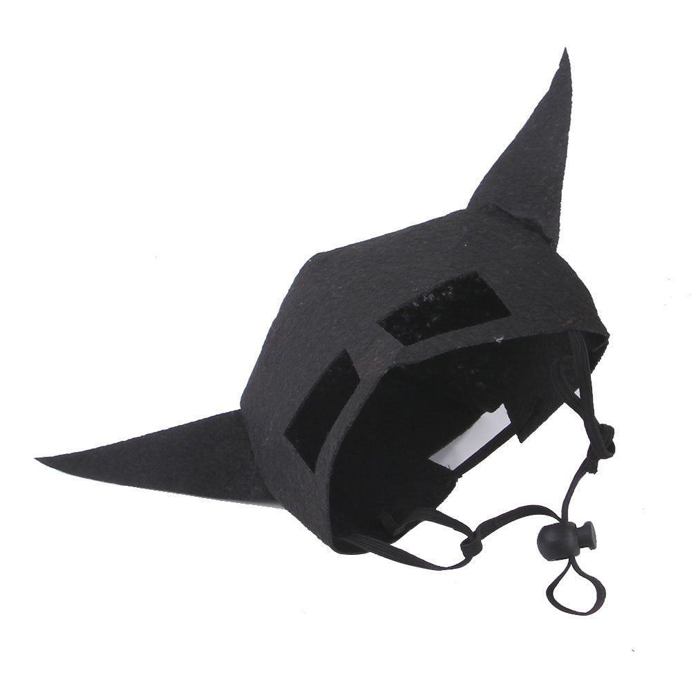 Halloween Pet Bat Man Mask and Wings