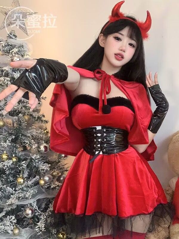 Dark Gothic Nun Costume Set