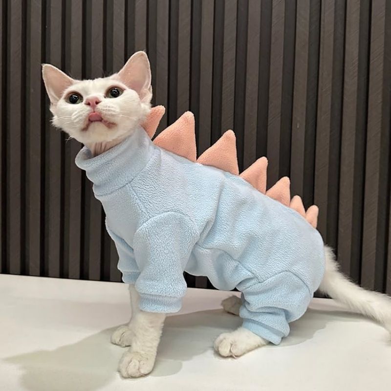 Sphynx Cat Dinosaur Costume