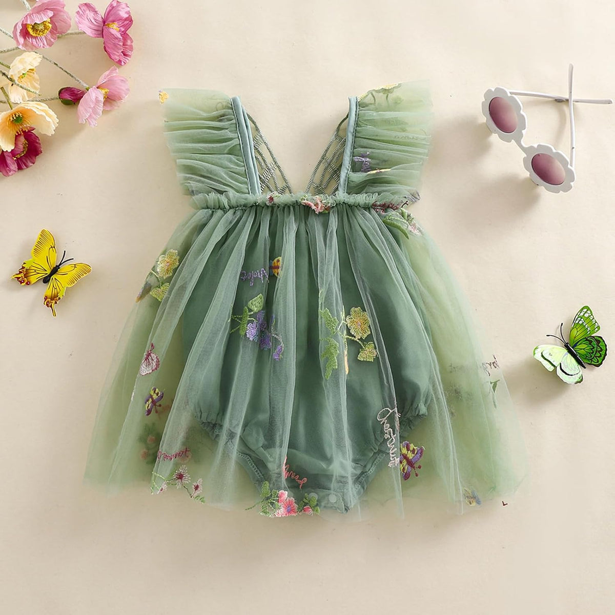 Baby Girl Butterfly Dress Costume