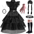 Girls' Black Character Dress Costume Set