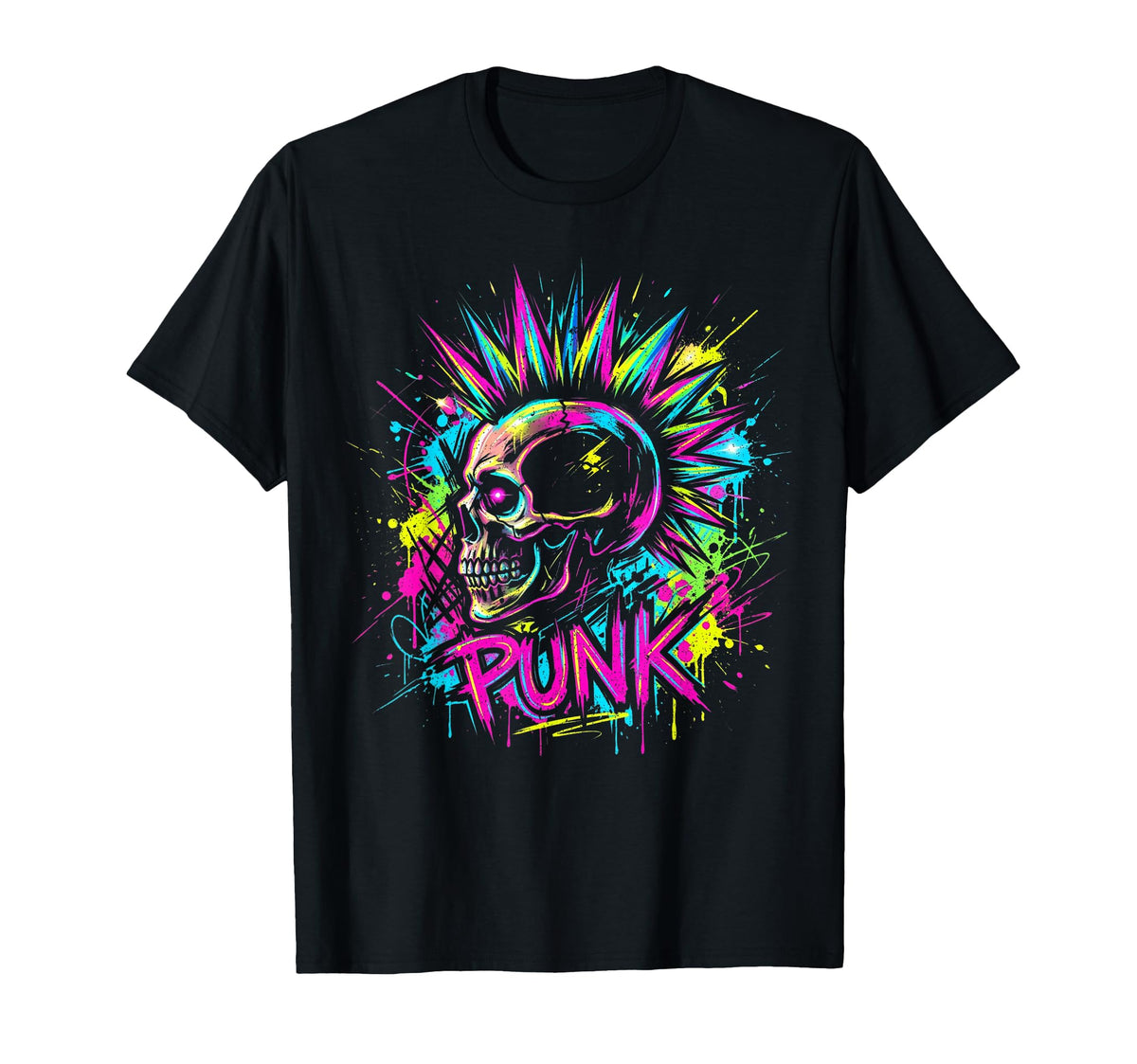 Punk Skull Heavyweight Unisex T-Shirt