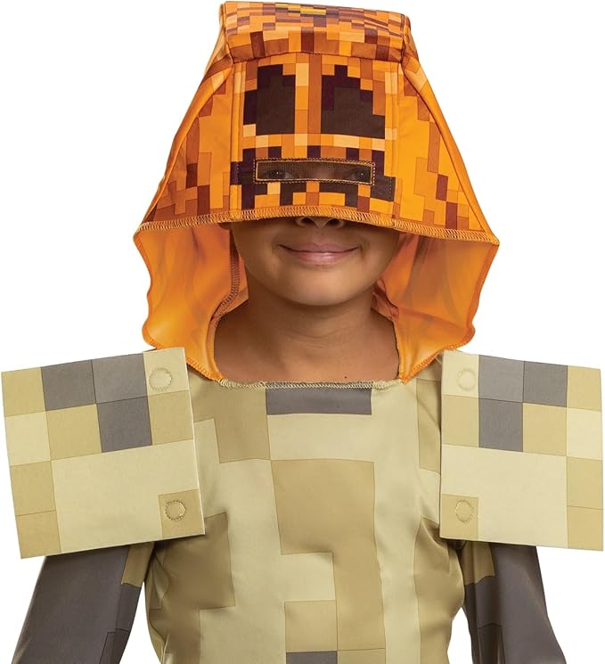 Minecraft Husk Jack O'lantern Costume