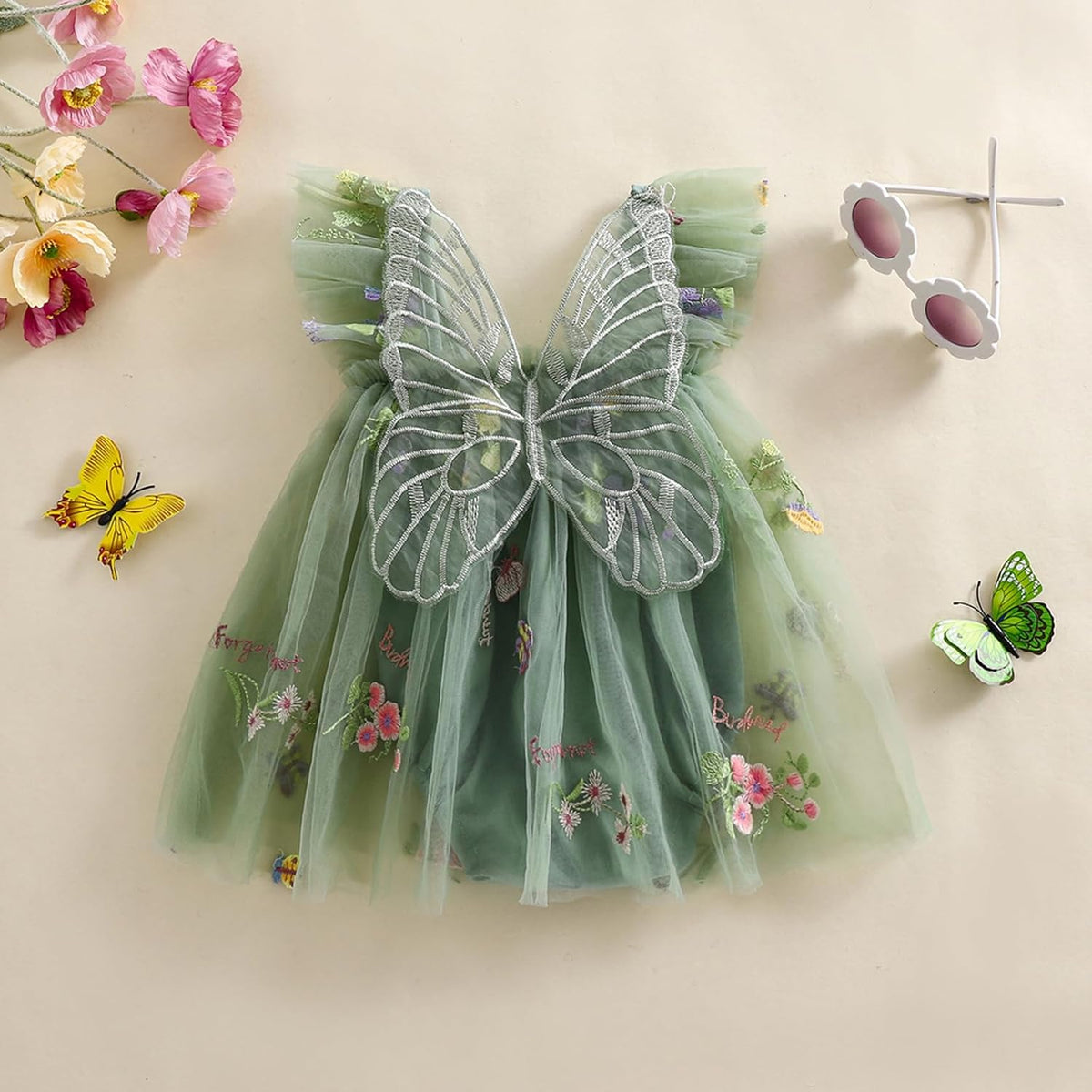 Baby Girl Butterfly Dress Costume