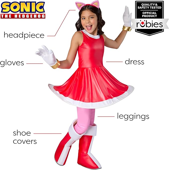 Sonic the Hedgehog Amy Rose Deluxe Costume