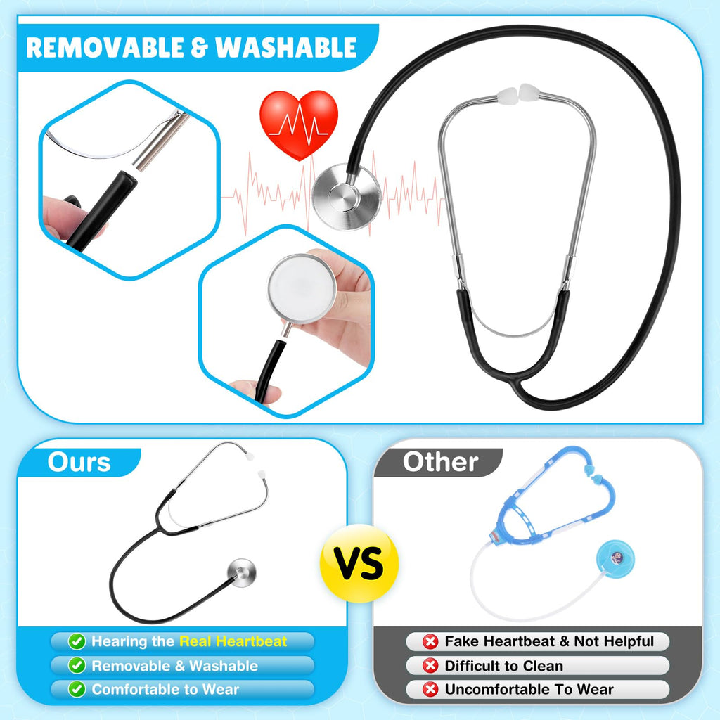 Kids' Doctor Costume with Working Stethoscope
