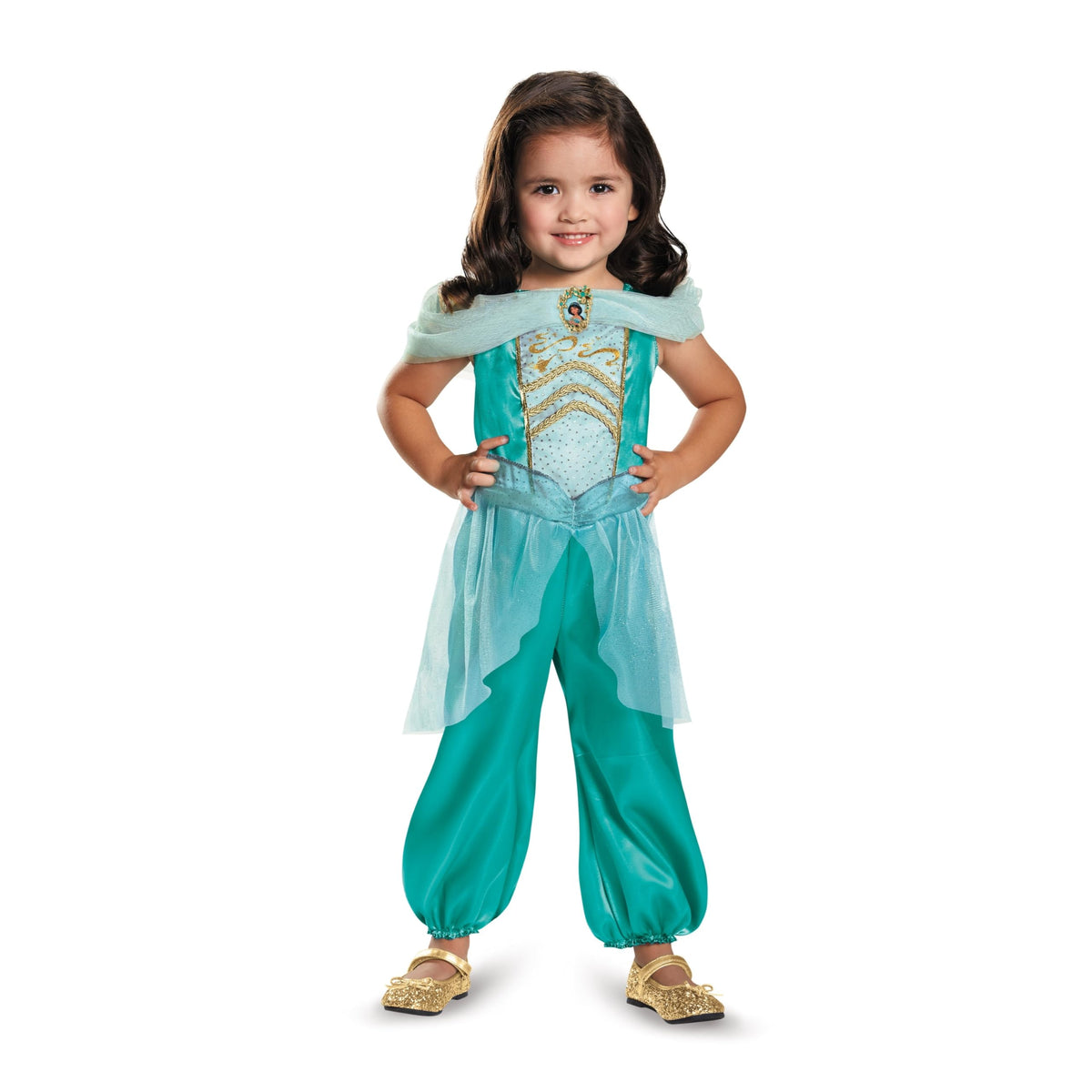 Princess Jasmine Costume - Classic Toddler Girls Halloween Outfit