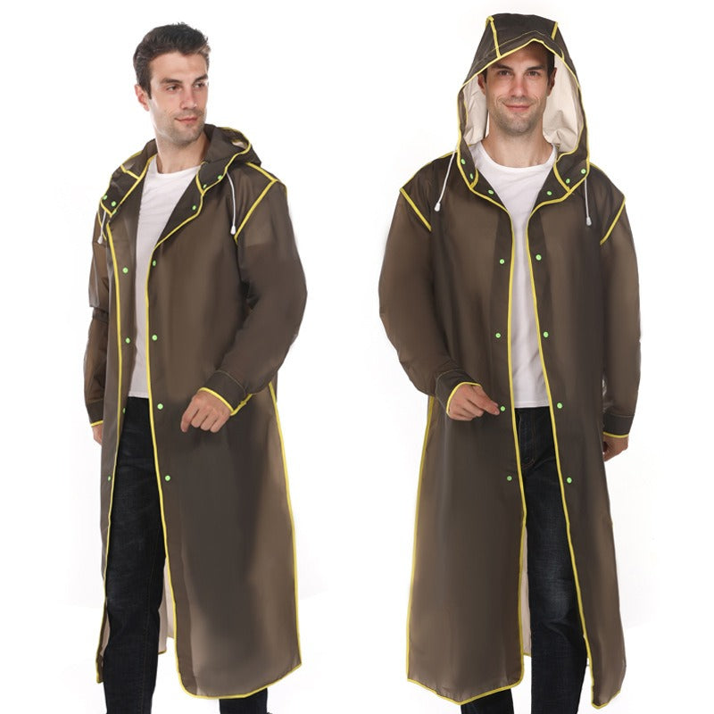 Adult Long EVA Costume Raincoat