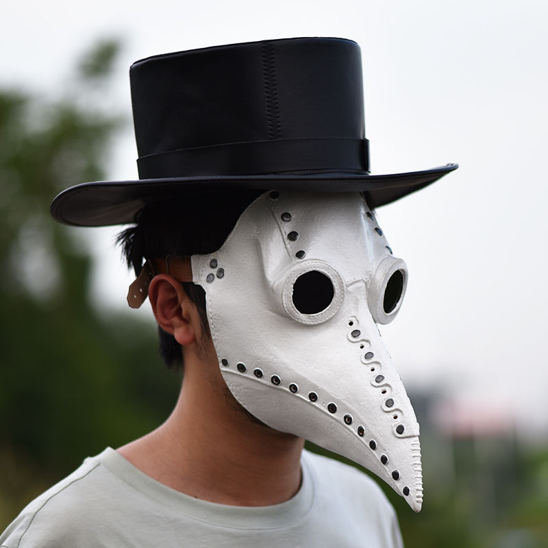 Punk Plague Doctor Crow Headpiece