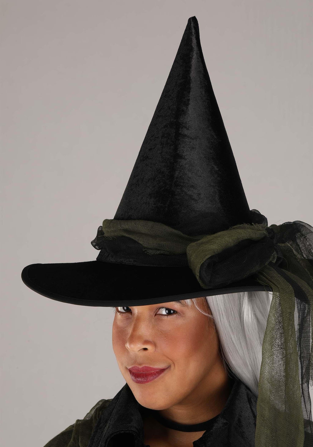 Gothic Witch Costume with Hat & Cape