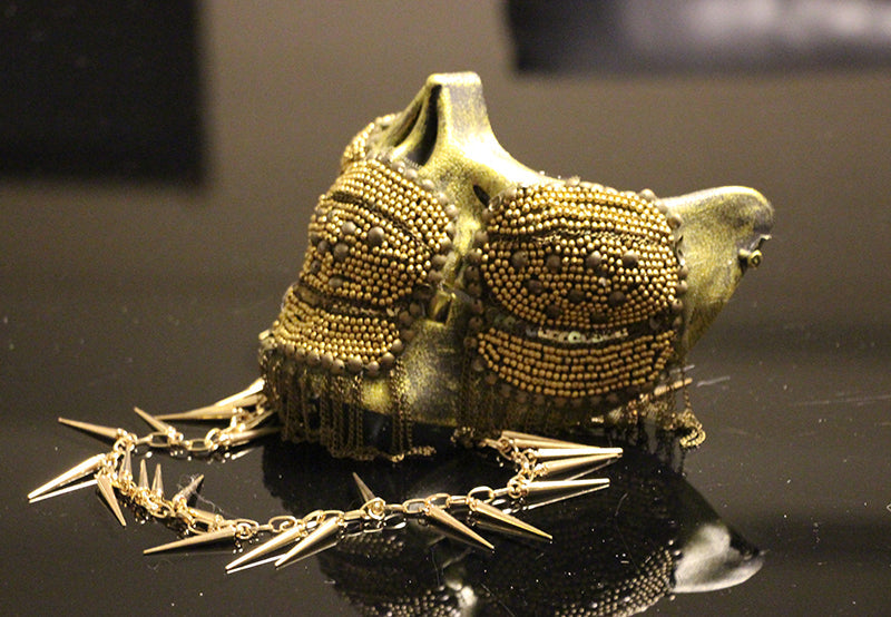 Riveted Skull Punk Performance Mask