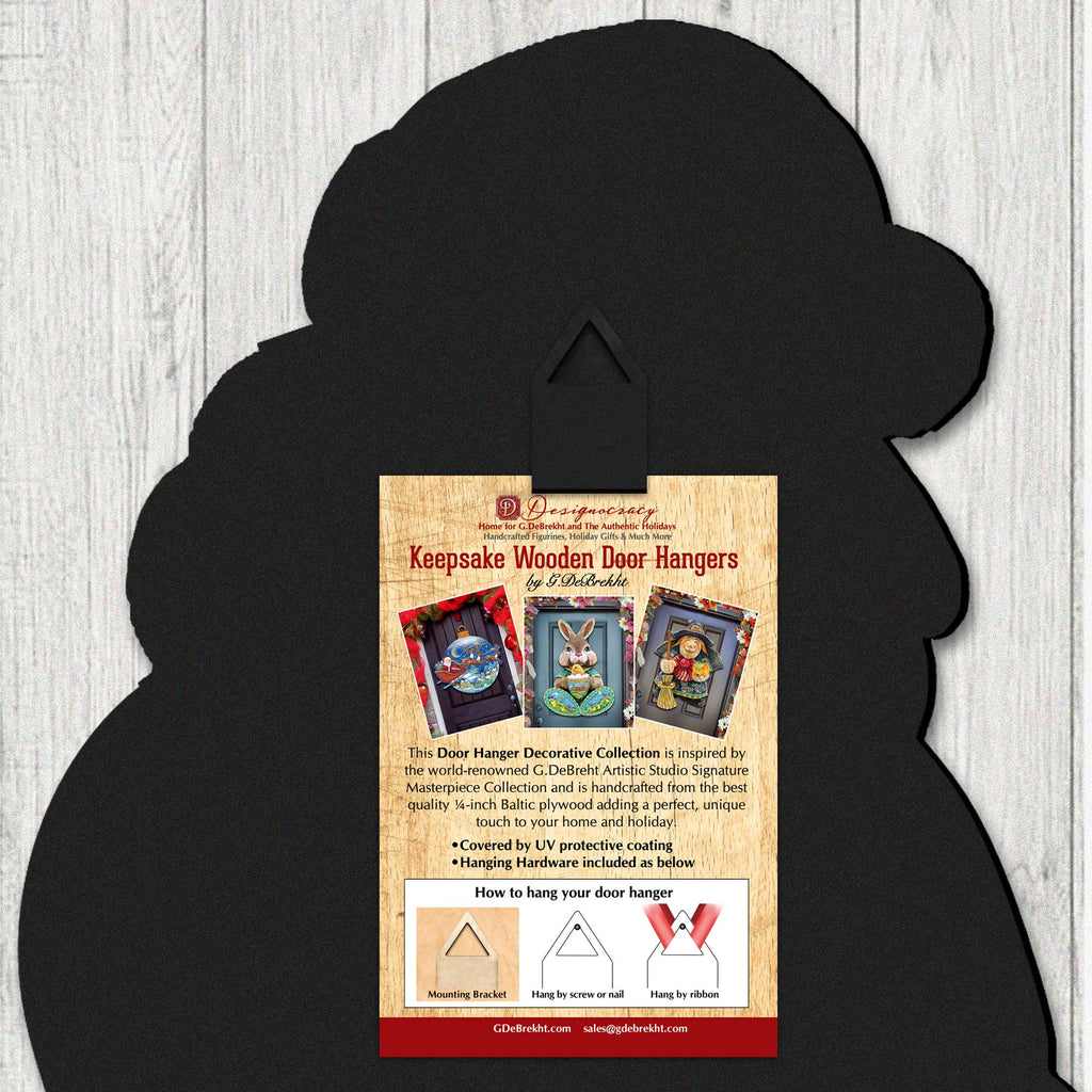 Thanksgiving Turkey Holiday Door Decor  by G. Debrekht - Thanksgiving Halloween Decor  - 8611055H