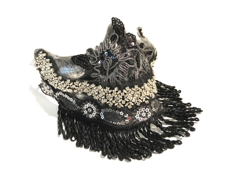 Riveted Skull Punk Performance Mask