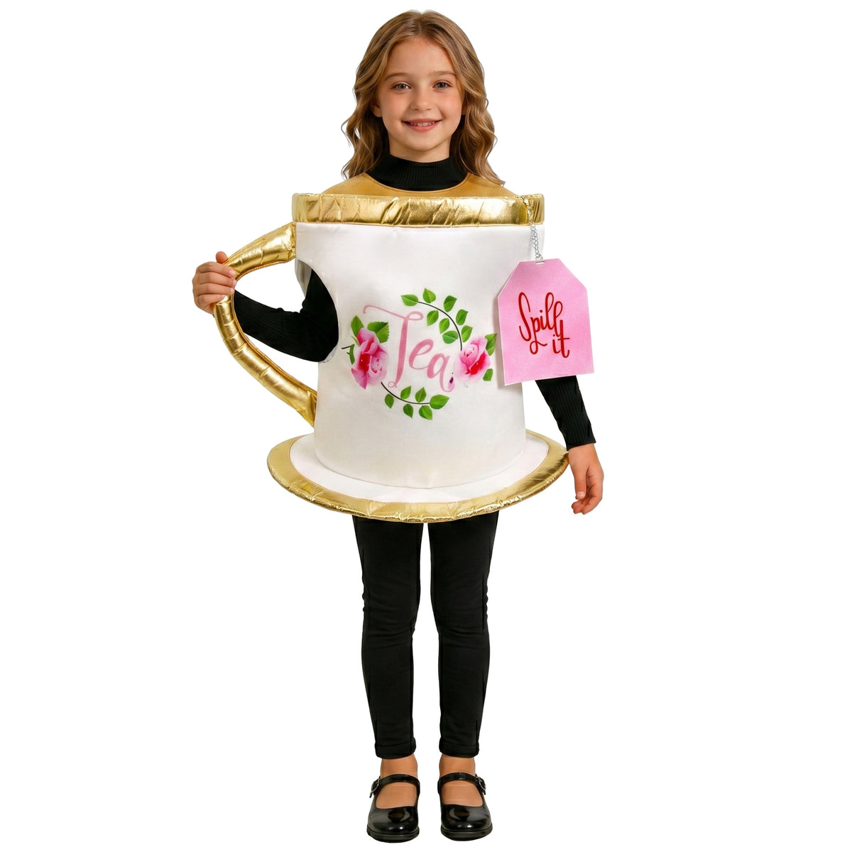 Halloween Children's Tea Cup Cosplay Costume Food-Themed Kindergarten Party Performance Outfit Halloween
