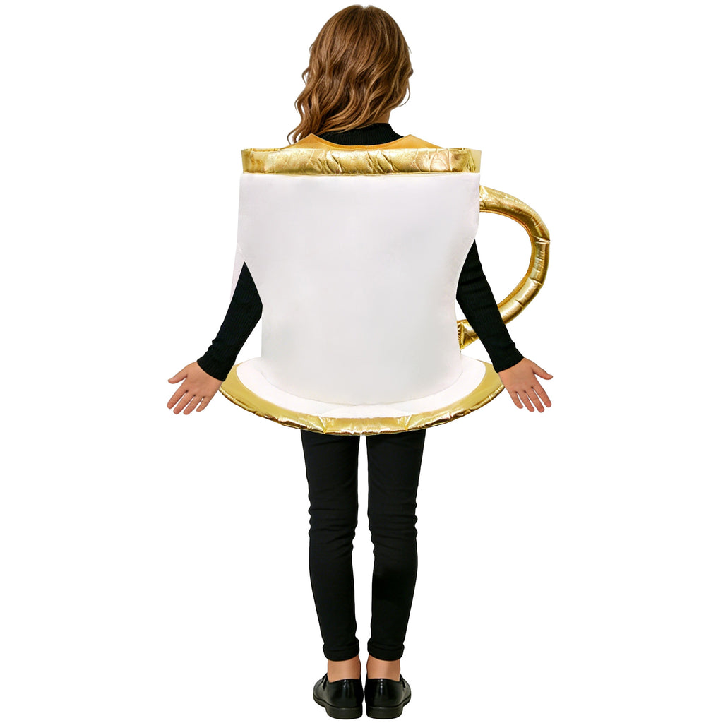 Halloween Children's Tea Cup Cosplay Costume Food-Themed Kindergarten Party Performance Outfit Halloween