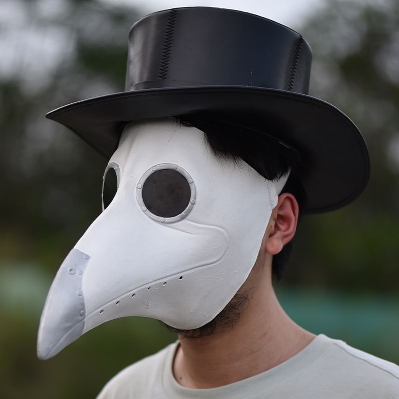 Punk Plague Doctor Crow Headpiece