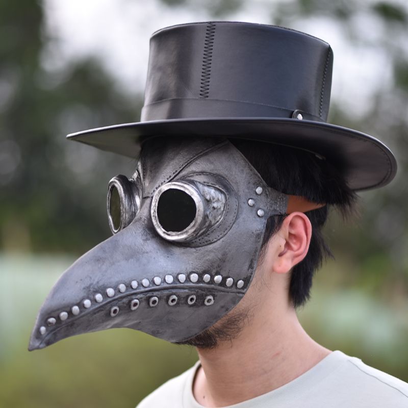 Punk Plague Doctor Crow Headpiece