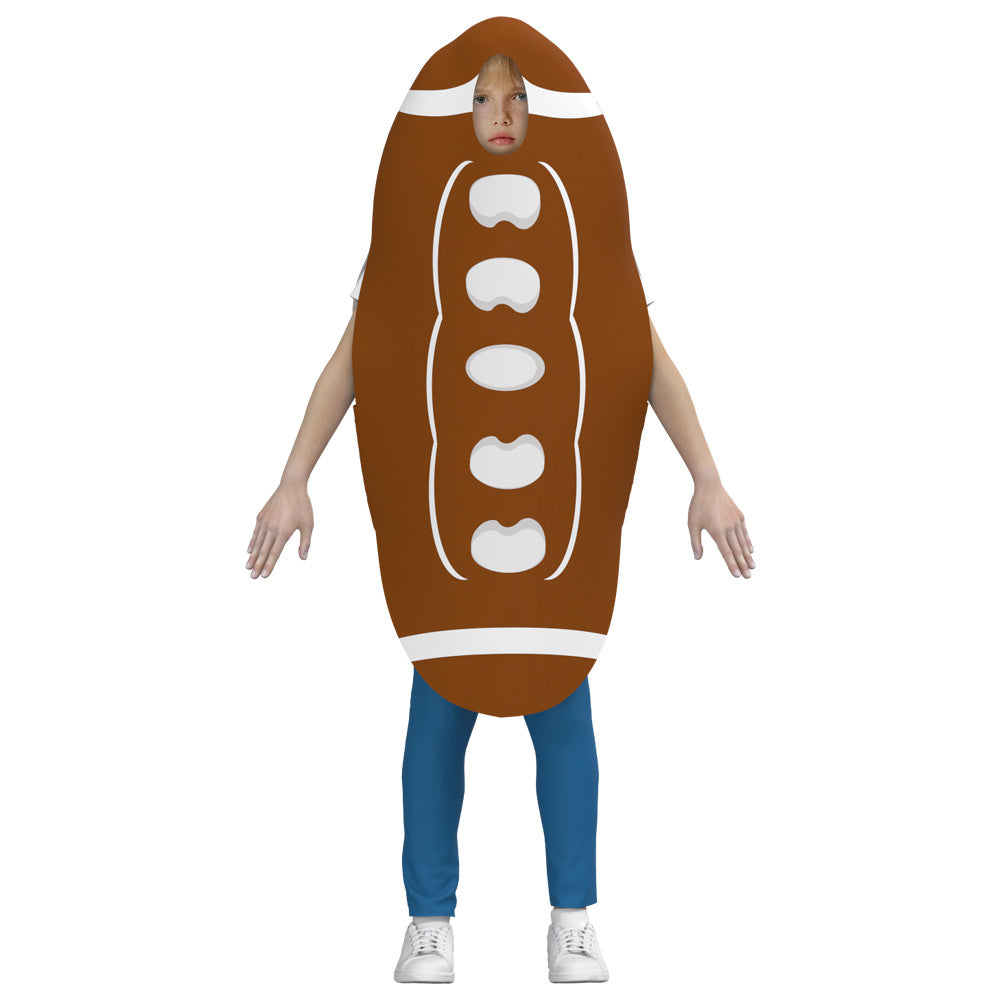 Halloween Kids Party Football Onesie Cosplay Costume Stage Performance Outfit