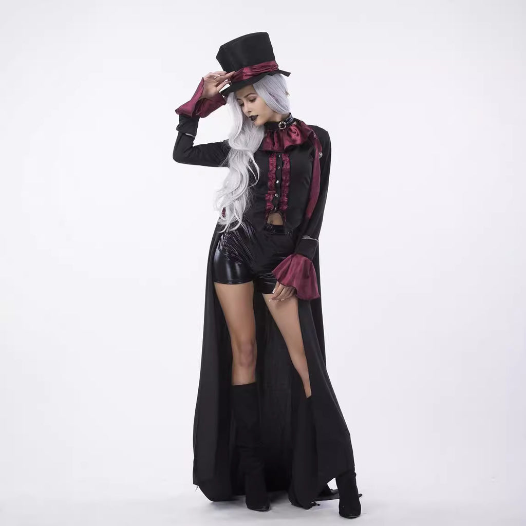 Vampire Costume Cosplay Outfit for Women Halloween Role Play Movie