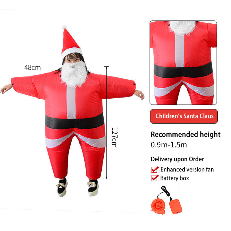 Tiktok Children's 3D Dinosaur Inflatable Clothes Adult Riding Tyrannosaurus Rex Riding Net Red Inflatable Clothes