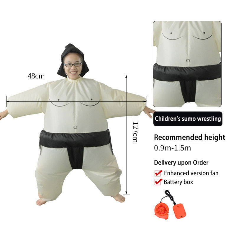 Tiktok Children's 3D Dinosaur Inflatable Clothes Adult Riding Tyrannosaurus Rex Riding Net Red Inflatable Clothes