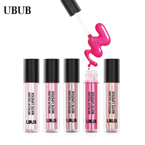 12-Color Metallic Lip Gloss