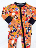 Disney Halloween Zip up Pajamas