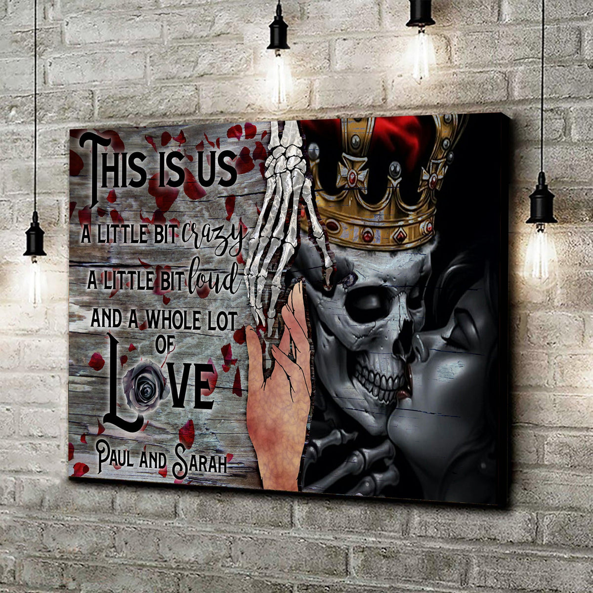 Personalized Gothic Couple Sign