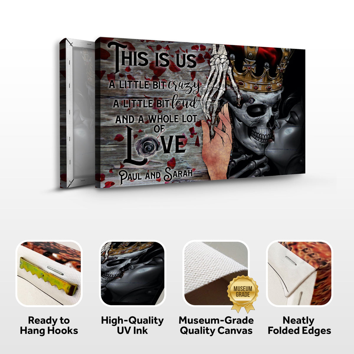 Personalized Gothic Couple Sign