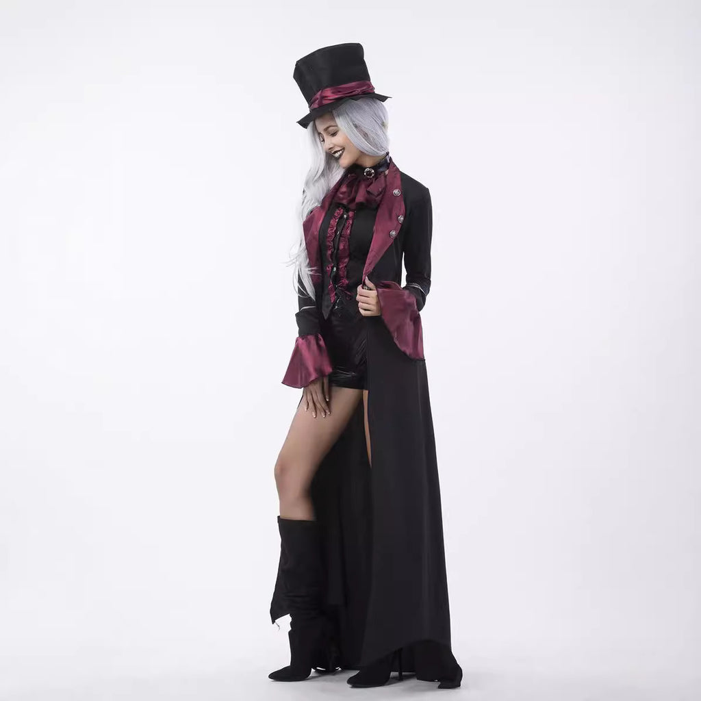Vampire Costume Cosplay Outfit for Women Halloween Role Play Movie