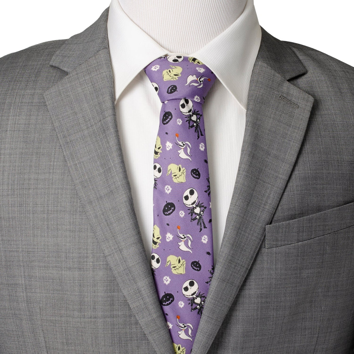 Disney The Nightmare Before Christmas Purple Men's Tie