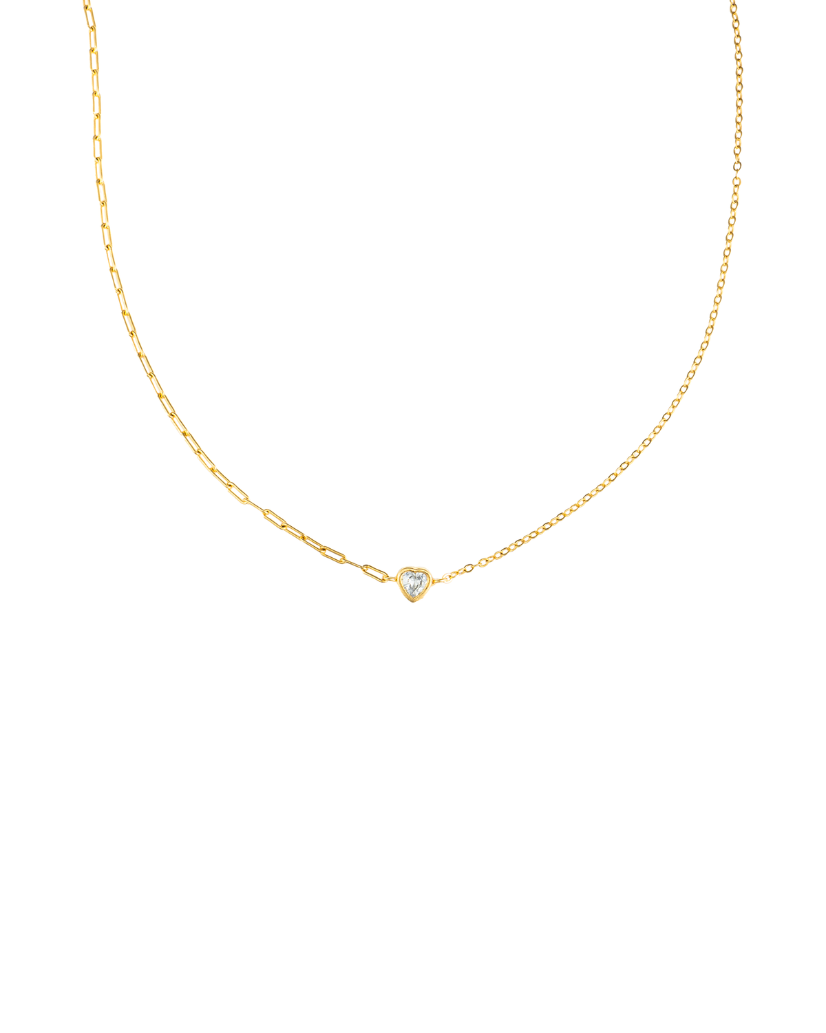 Heart Paperclip Chain Necklace or Bracelet