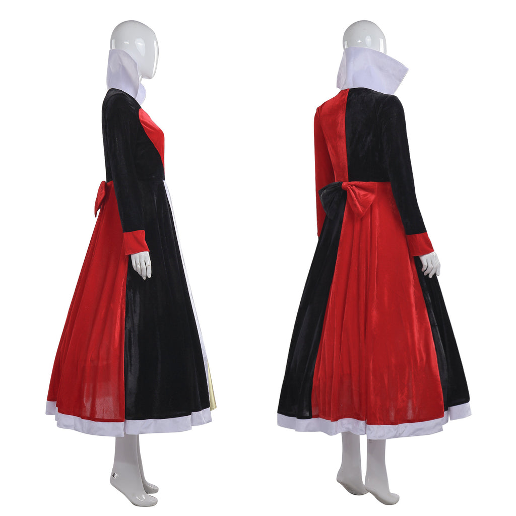 Alice in Wonderland Queen of Hearts Cosplay Costume Halloween Queen of Hearts