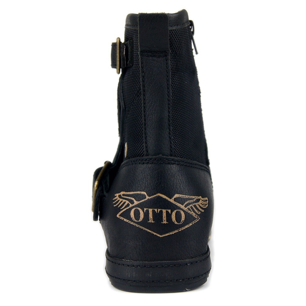 Men’s Retro Leather Punk Moto Boots – OS-5008-1