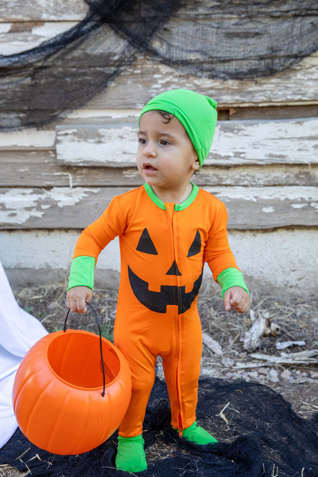 Pumpkin Patch + Hat Costume Set