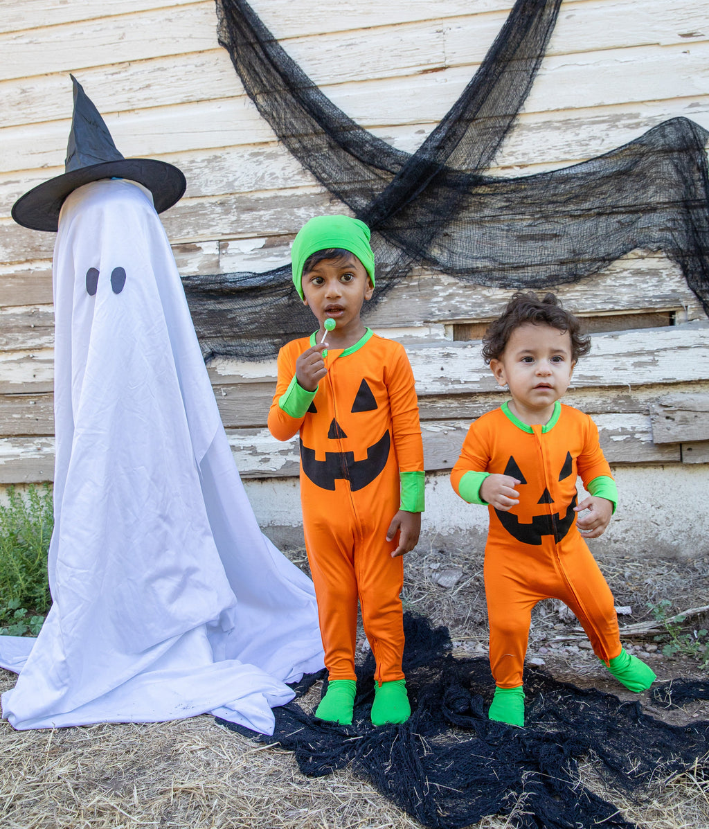 Pumpkin Patch + Hat Costume Set