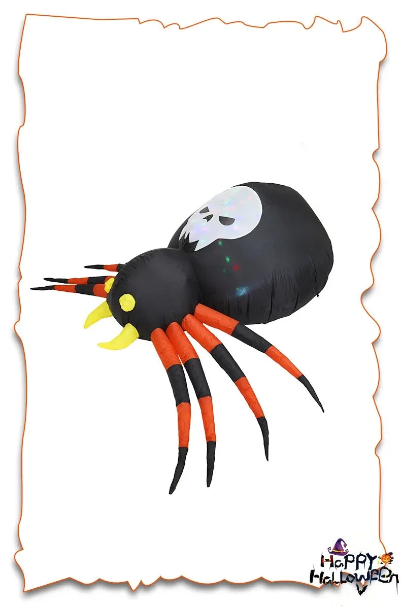 Inflatable Skull Spider