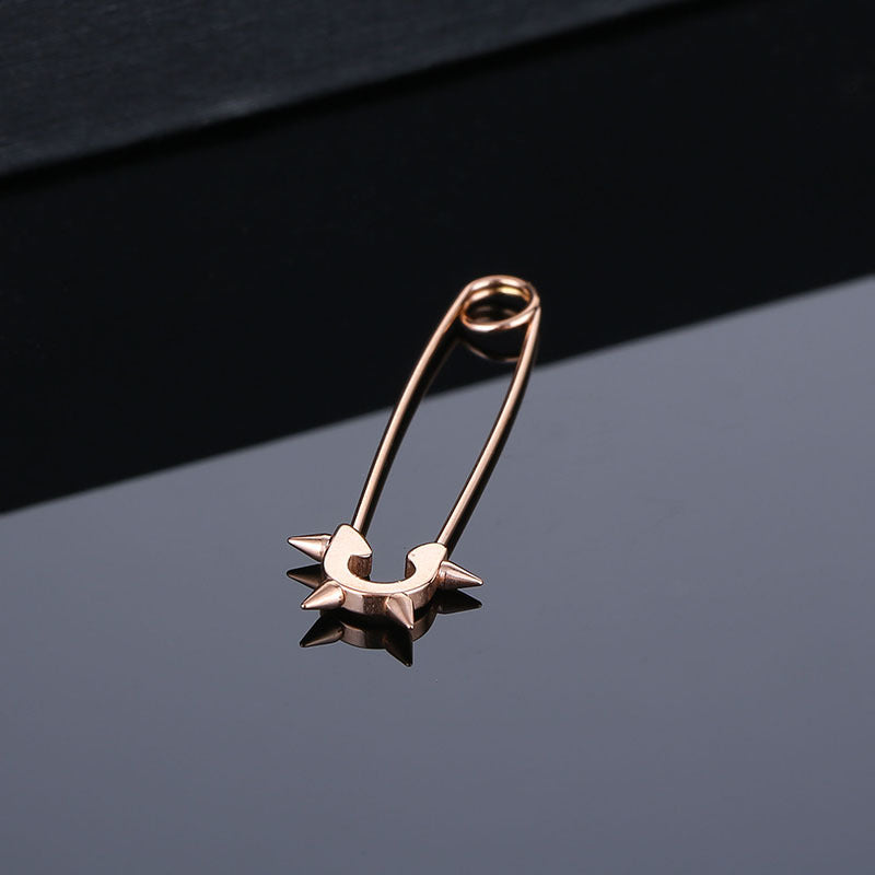 Nail-Style Punk Earrings