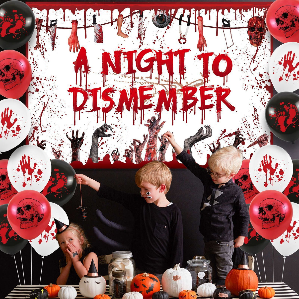 Halloween horror-themed Party Decor Set