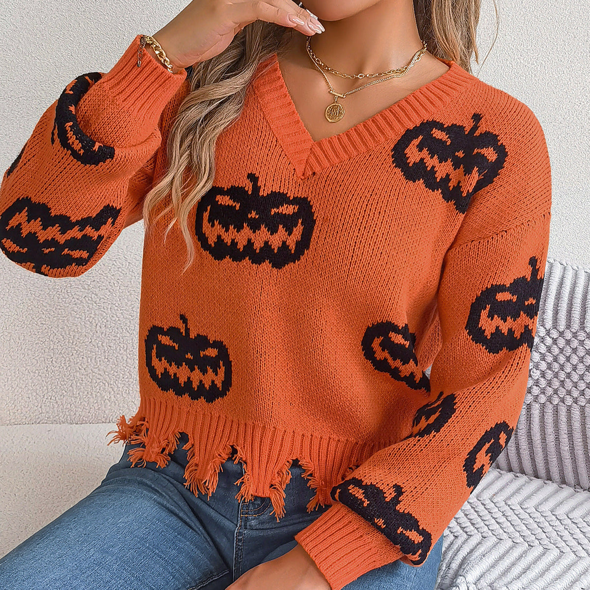 Winter Halloween Sweater