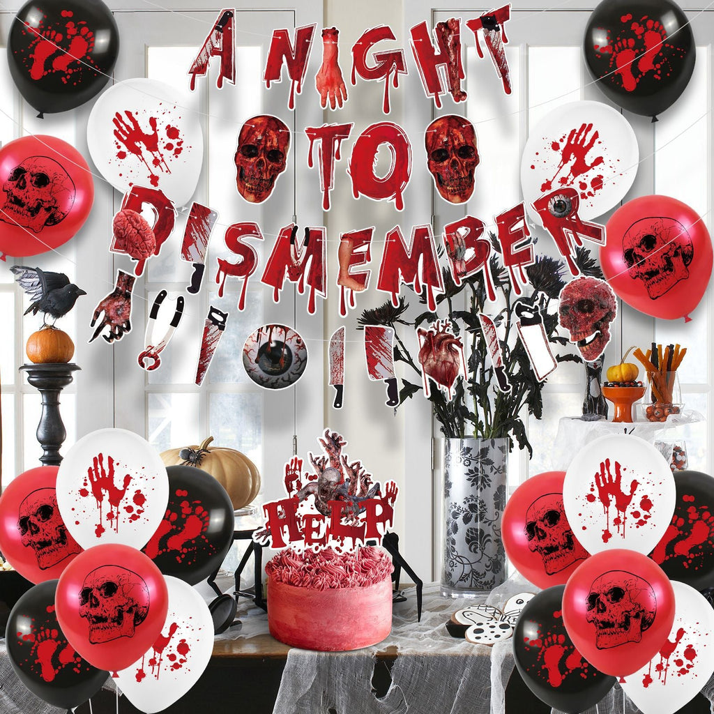 Halloween horror-themed Party Decor Set