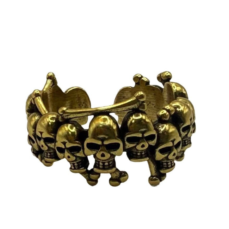 Gothic Punk Skull Ring