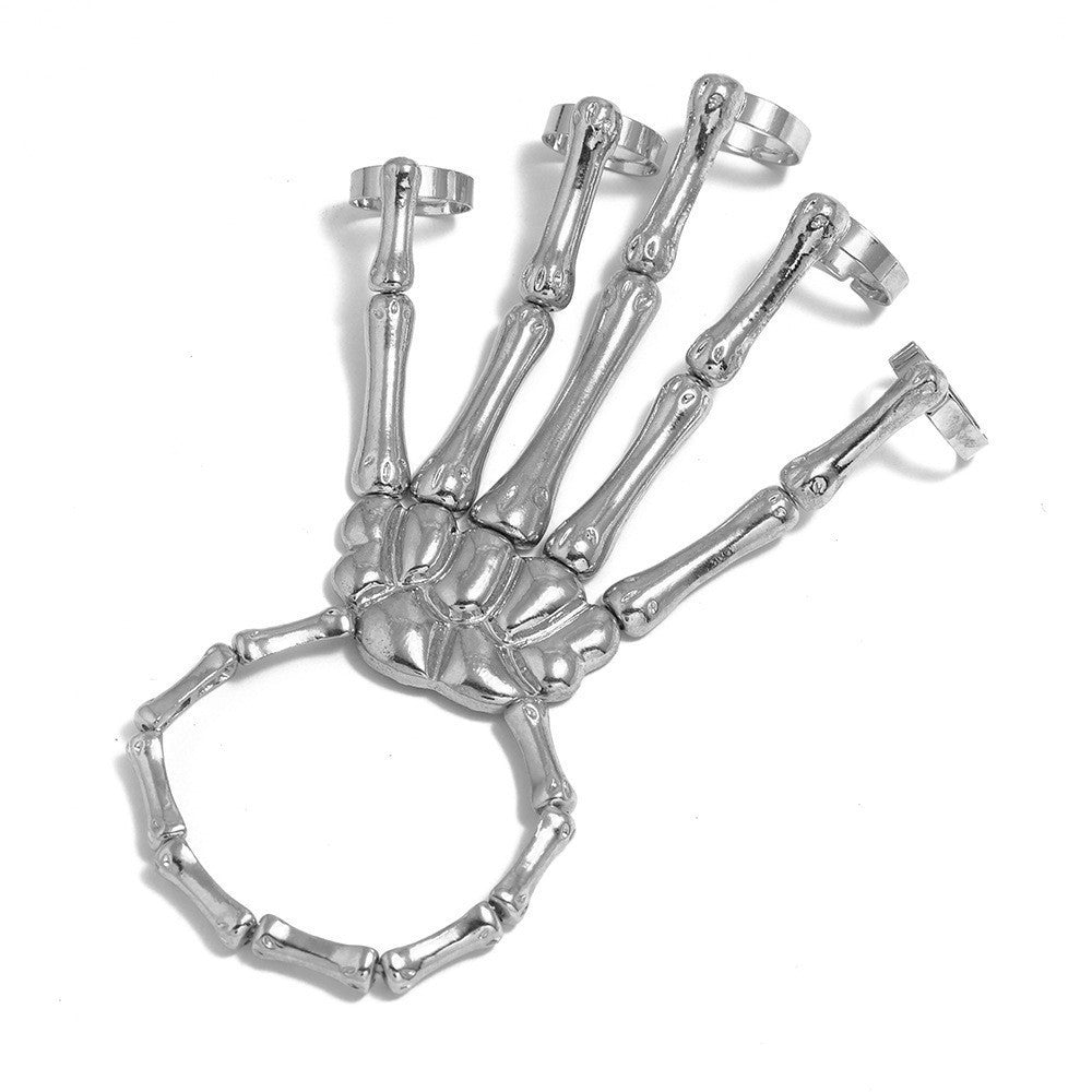 Ghost-Hand Skull Punk Bracelet