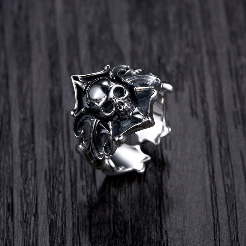Gothic Punk Skull Ring