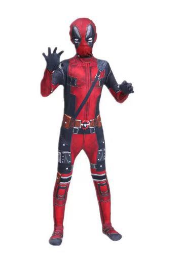 Kids Deadpool Costume Bodysuit – Halloween Character Outfit