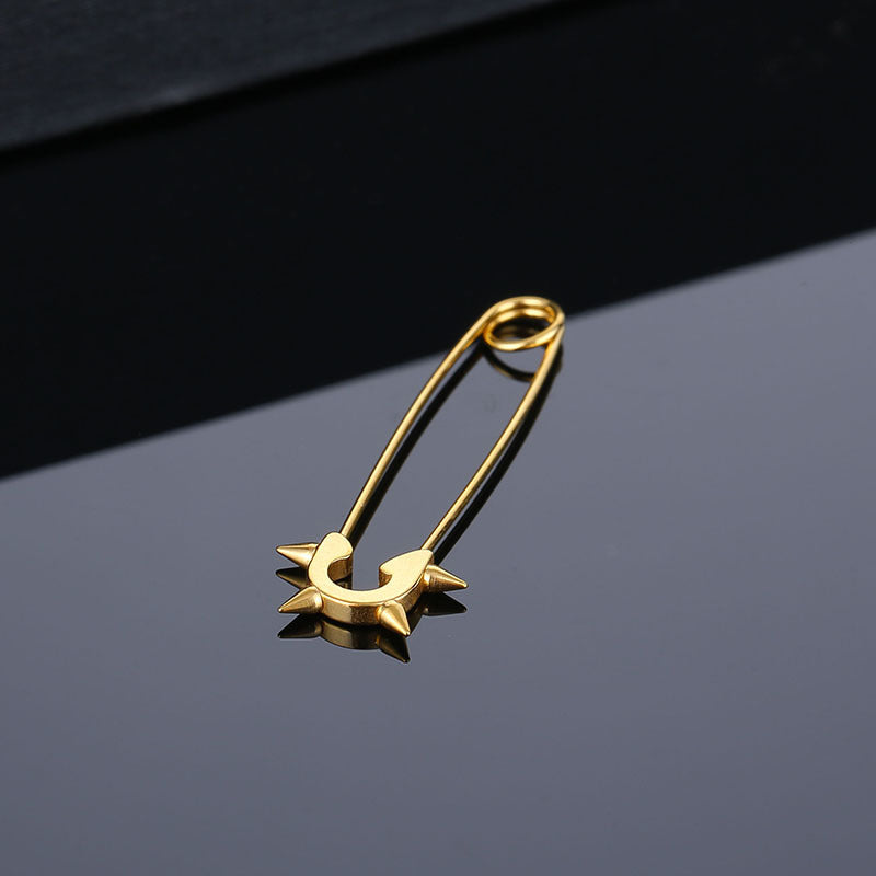 Nail-Style Punk Earrings