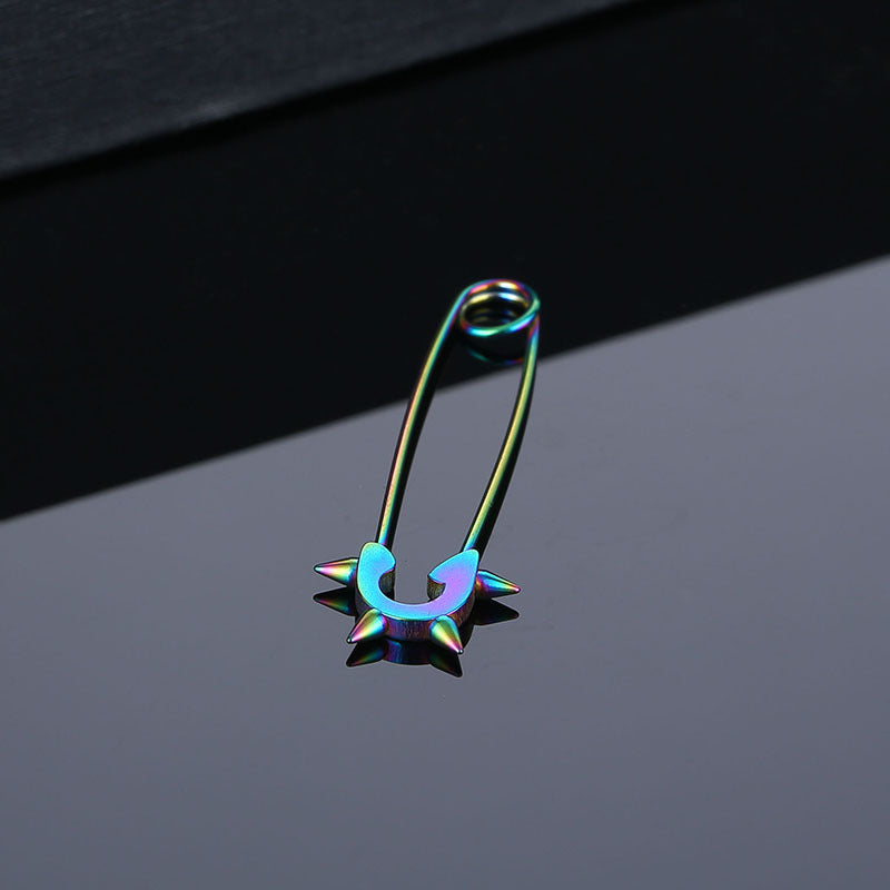 Nail-Style Punk Earrings