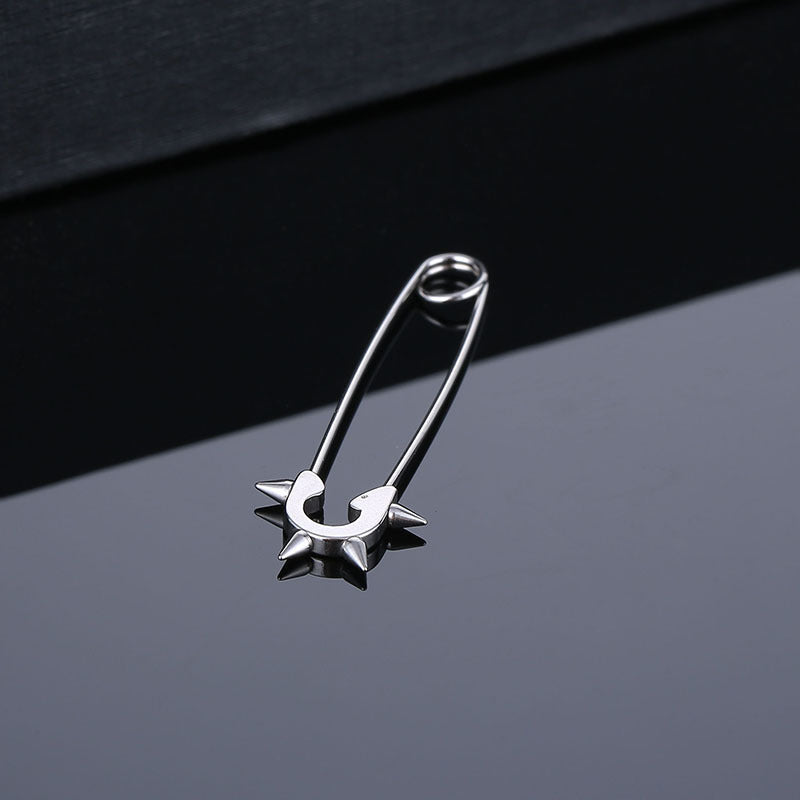 Nail-Style Punk Earrings