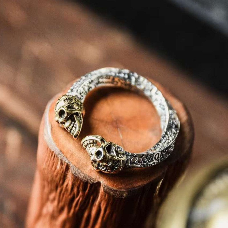 Gothic Punk Skull Ring